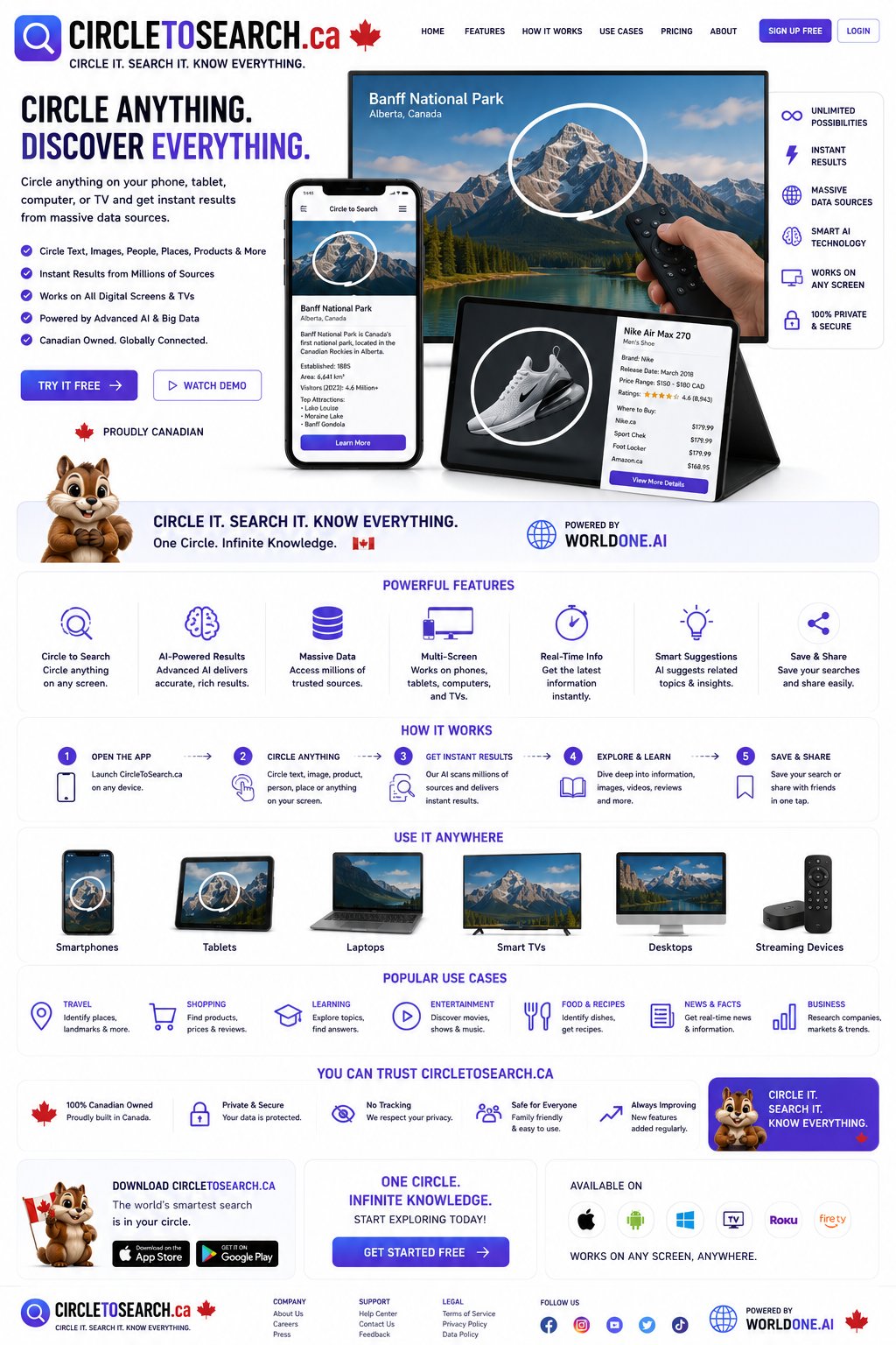 CircleToSearch.ca – Circle Anything. Discover Everything. One Circle. Infinite Knowledge.